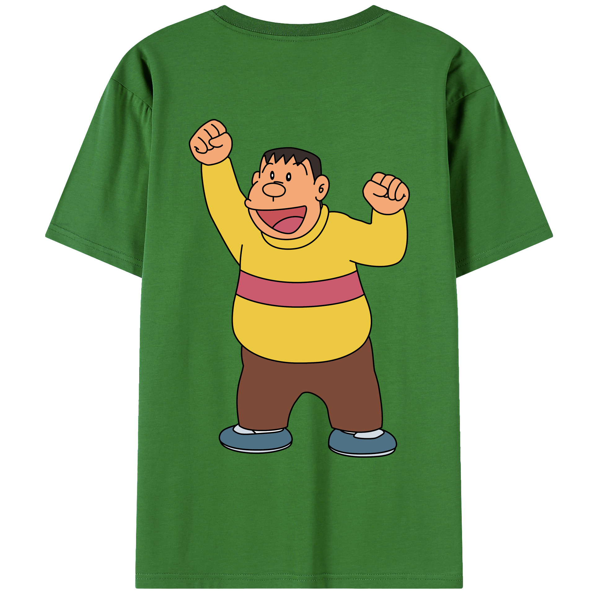 （画像用） ドラえもん 剛田武 Doraemon Gouta Takeshi レディース半袖Tシャツ(バックプリント)